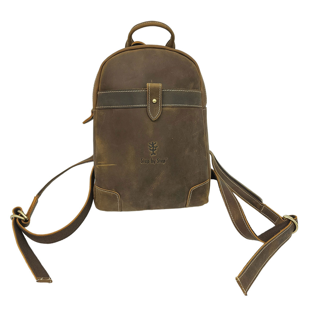 Step-by-Step Leather Sling Backpack