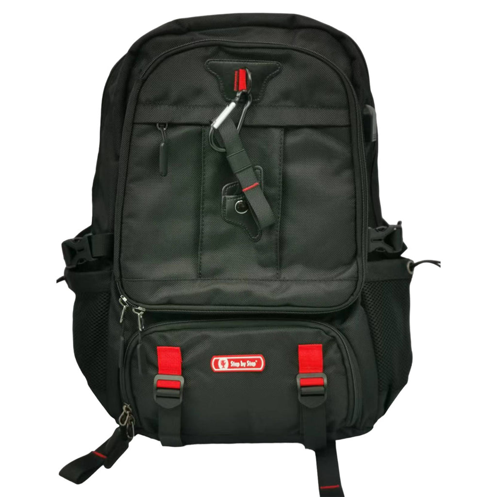 Step-by-Step Carry-on Luggage Knapsack for Travel with laptop compartment