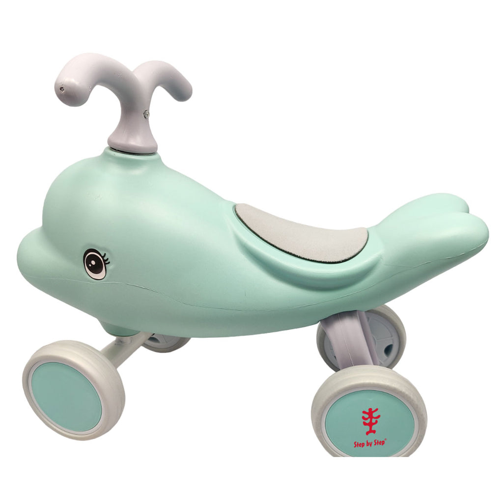 Blue Dolphin Ride-on Toy
