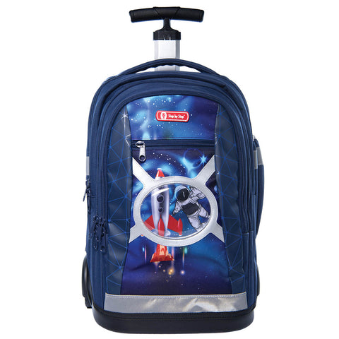 Astronaut Rolling School Bag for Boys