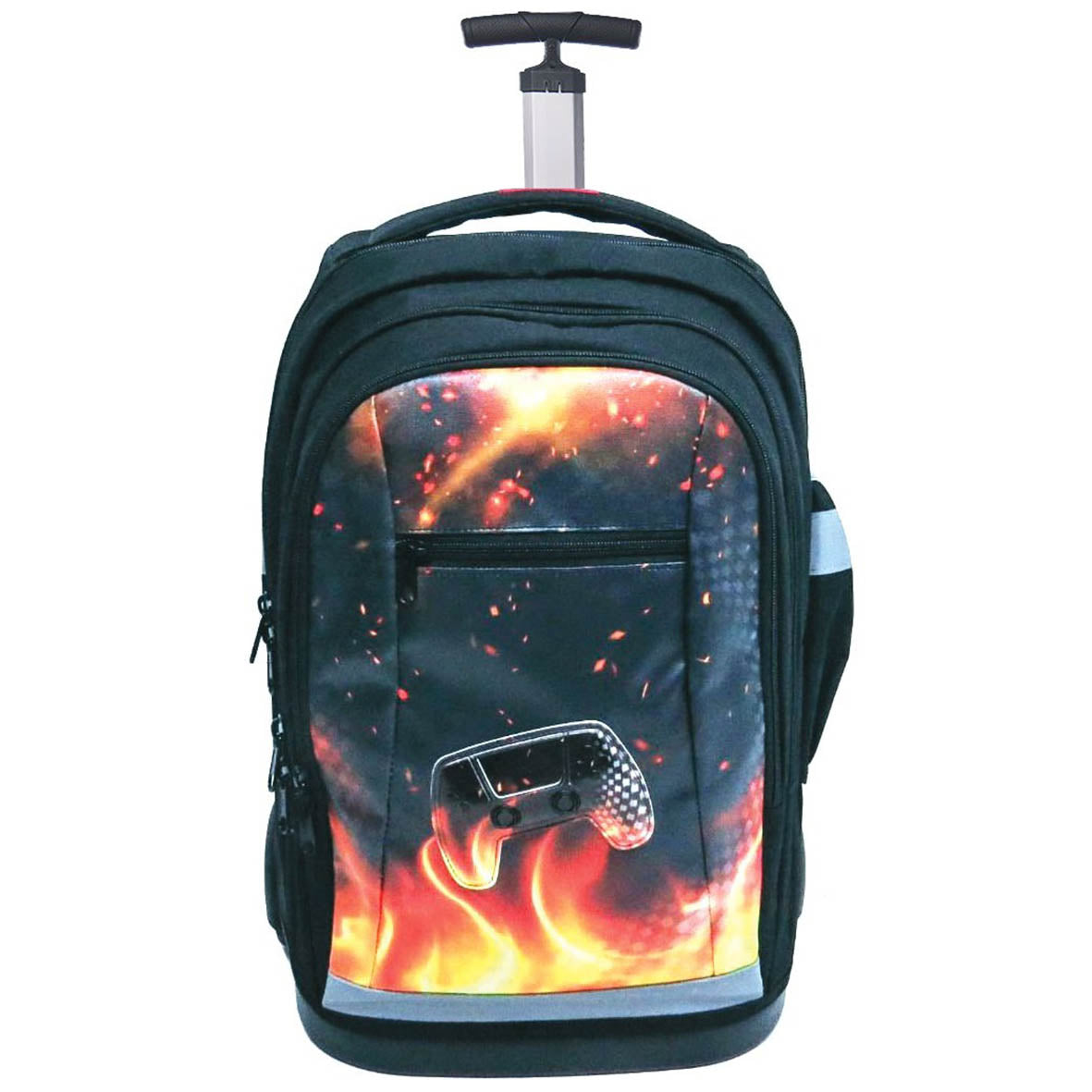Video Game Rolling School Bag for Boys Step By Step